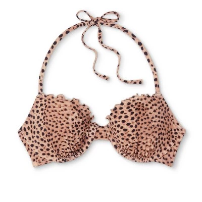 Women's Lightly Lined Ruffle Bikini Top - Shade & Shore™ White 5 Women's Lightly Lined Ruffle Bikini Top - Shade & Shore™ White - Image 5