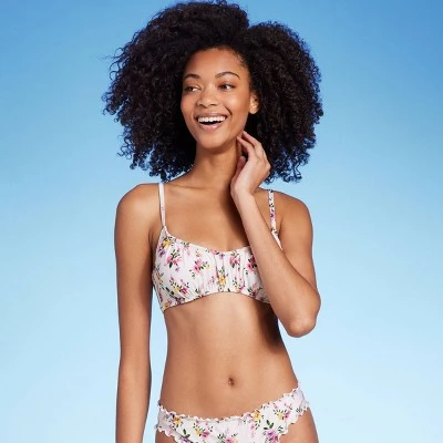 Women's Ruched Underwire Bikini Top - Shade & Shore™ Multi Ditsy Floral Print 13 Women's Ruched Underwire Bikini Top - Shade & Shore™ Multi Ditsy Floral Print - Image 13