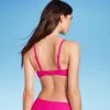 Women's Ring Detail Hidden Underwire Bikini Top - Shade & Shore™ Hot Pink