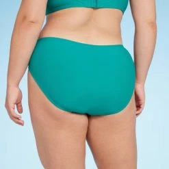 Shade & Shore Women's Hipster Bikini Bottom - Shade & Shore™ Teal Green