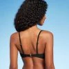 Women's Center Front Ring Triangle Bikini Top - Shade & Shore™ Black