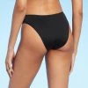 Women's Mesh Insert Cheeky Hipster Bikini Bottom - Shade & Shore™ Black