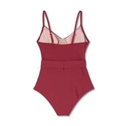 Women's Underwire Belted One Piece Swimsuit - Shade & Shore™ Red -Shade & Shore Sales Shop GUEST 2a1ee0bc e68b 484a 91dc a3ef98746145