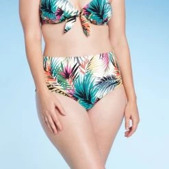 Women's High Waist Medium Coverage Bikini Bottom - Shade & Shore™ Multi Palm Print -Shade & Shore Sales Shop GUEST 2c6642f4 7457 4e2f 8d58 74e397f7481c