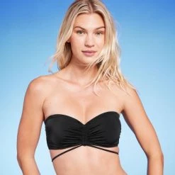 Women's Strappy Bandeau Bikini Top - Shade & Shore™ Teal Blue -Shade & Shore Sales Shop GUEST 30587e78 a0d2 4192 b448 dc23b3b148e7