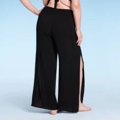 Women's Smocked Waist Side Slit Cover Up Pants - Shade & Shore™ White -Shade & Shore Sales Shop GUEST 3cced711 a0f9 4997 aefc 3d2f9d104846