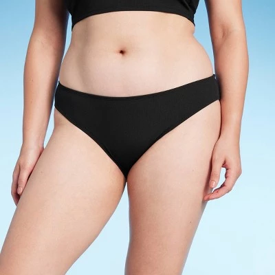 Women's Ribbed Hipster Bikini Bottom - Shade & Shore™ Brown 3 Women's Ribbed Hipster Bikini Bottom - Shade & Shore™ Brown - Image 3