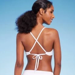 Women's Underwire Ruffle Trim Bikini Top - Shade & Shore™ White -Shade & Shore Sales Shop GUEST 472822be dcaa 48b6 bf71 d5831015f434
