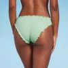 Women's Low-Rise Ruffle Cheeky Bikini Bottom - Shade & Shore™ Off-white