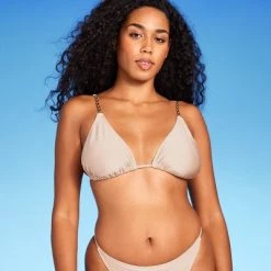 Shade & Shore Women's Chain Strap Triangle Bikini Top - Shade & Shore™ Tan Shine -Shade & Shore Sales Shop GUEST 4c26cd0e 41a2 4c1a 9aa4 5f41acbf7561 4