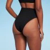 Women's Shaping High Waist High Leg Bikini Bottom - Shade & Shore™ Teal Blue