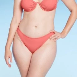 Women's High Leg Extra Cheeky Bikini Bottom - Shade & Shore™ Pink -Shade & Shore Sales Shop GUEST 5b5e702a 1e39 4825 8337 c23bf7e5f423