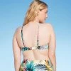 Women's Tie Detail Underwire Bikini Top - Shade & Shore™ Multi Palm Print