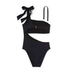 Women's One Shoulder Bow Cut Out One Piece Swimsuit - Shade & Shore™ Black -Shade & Shore Sales Shop GUEST 641c5d82 12d5 4a08 b811 5e17c8c84dbb