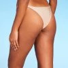 Shade & Shore Women's Low-Rise Ultra Cheeky Bikini Bottom - Shade & Shore™ Tan Shine