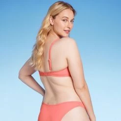 Women's Shirred Cup Continuous Underwire Bikini Top - Shade & Shore™ Pink -Shade & Shore Sales Shop GUEST 8146c825 0252 4d4c 9d2e 1a3459ac02eb