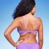 Women's Tunneled Neckline Underwire Bikini Top - Shade & Shore™ Purple