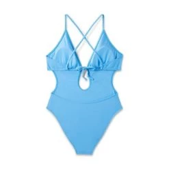 Women's Tie-Front Plunge One Piece Swimsuit - Shade & Shore™ White -Shade & Shore Sales Shop GUEST 8d002785 5d92 43d6 ae90 eafc8850b90e
