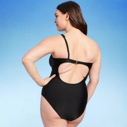 Women's Knot Detail One Shoulder One Piece Swimsuit - Shade & Shore™ Black 12 Women's Knot Detail One Shoulder One Piece Swimsuit - Shade & Shore™ Black -Shade & Shore Sales Shop GUEST 9056a2d3 ea3b 4bab b24e ec76109cc0bc