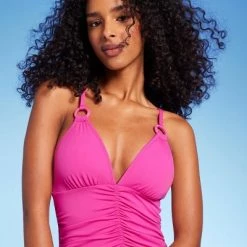Women's Center Front Shirring One Piece Swimsuit - Shade & Shore™ Hot Pink 10 Women's Center Front Shirring One Piece Swimsuit - Shade & Shore™ Hot Pink -Shade & Shore Sales Shop GUEST 94394a7a bd6f 4be3 aa9d 837aa0f569ca