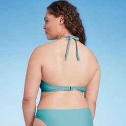 Women's Ring-Front Halter Bandeau Bikini Top - Shade & Shore™ White -Shade & Shore Sales Shop GUEST 9621ec6a db1b 4541 b33f d8107aa0617b