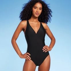 Women's V-Neck Scoop Back One Piece Swimsuit - Shade & Shore™ Black 16 Women's V-Neck Scoop Back One Piece Swimsuit - Shade & Shore™ Black -Shade & Shore Sales Shop GUEST 9787fae0 a3e6 41b5 a176 2e681c839d71 3