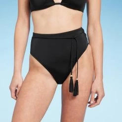 Women's High Waist High Leg Bead Detail Belted Bikini Bottom - Shade & Shore™ Black 16 Women's High Waist High Leg Bead Detail Belted Bikini Bottom - Shade & Shore™ Black -Shade & Shore Sales Shop GUEST a8630894 1811 4f13 b3c0 c43960af6a9a 3
