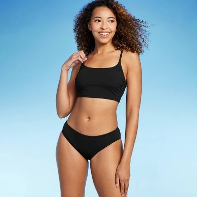 Women's Ribbed Hipster Bikini Bottom - Shade & Shore™ Brown 2 Women's Ribbed Hipster Bikini Bottom - Shade & Shore™ Brown - Image 2