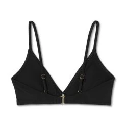 Women's Center Front Ring Triangle Bikini Top - Shade & Shore™ Black -Shade & Shore Sales Shop GUEST b2aaeb60 5193 41c1 af1c 9f7922f60a0b