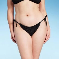 Women's Ribbed High Leg Side-Tie Bikini Bottom - Shade & Shore™ Pink -Shade & Shore Sales Shop GUEST bacea10a c9ec 40d9 bda5 97a3f2bc85d3