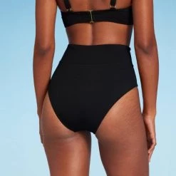 Women's Shaping High Waist Bikini Bottom - Shade & Shore™ Hot Pink