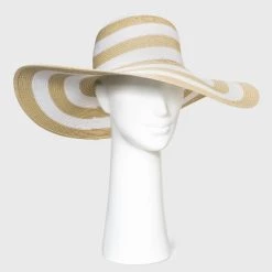 Packable Straw Floppy Hat - Shade & Shore™ Black/white -Shade & Shore Sales Shop GUEST d455b2a0 4e88 4749 8e01 2f97eeec623c