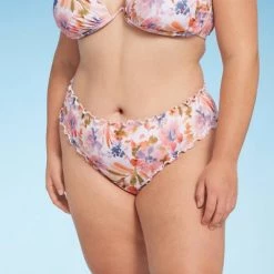 Women's Ruffle Cheeky Bikini Bottom - Shade & Shore™ Multi Floral Print -Shade & Shore Sales Shop GUEST dd58d59b fedc 4a4f 9468 5aba12ba1eef