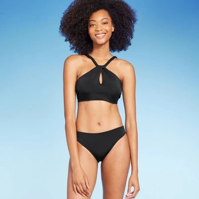 Women's Low-Rise Medium Coverage Hipster Bikini Bottom - Shade & Shore™ Purple 2 Women's Low-Rise Medium Coverage Hipster Bikini Bottom - Shade & Shore™ Purple - Image 2