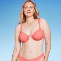 Women's Shirred Cup Continuous Underwire Bikini Top - Shade & Shore™ Pink -Shade & Shore Sales Shop GUEST f21bbf8e 2bc1 408e 924c c2db7c9dbee6