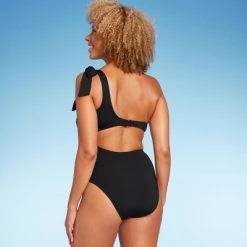 Women's One Shoulder Bow Cut Out One Piece Swimsuit - Shade & Shore™ Black -Shade & Shore Sales Shop GUEST f5a3e8eb 963c 47c3 aac3 e630de5335f6