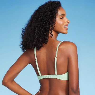 Women's Ribbed Underwire Bikini Top - Shade & Shore™ Green -Shade & Shore Sales Shop GUEST f62e810f 52d8 4298 aebe 4ccc16c83216